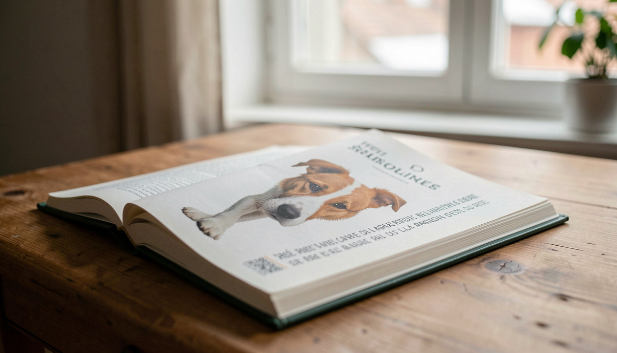 un cahier tenu par des passionnés de retrievers